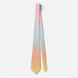 Rainbow Gradient Ombre Pink Krawatte
