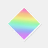 Rainbow Gradient Paper Napkins Serviette (Ecke)