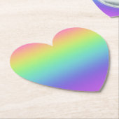 Rainbow Gradient Paper Untersetzer (angewinkelt)