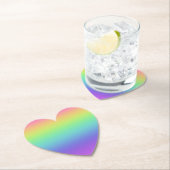 Rainbow Gradient Paper Untersetzer (Vor Ort)
