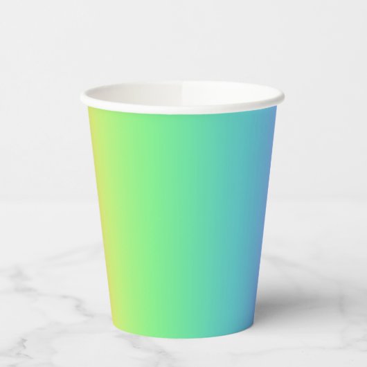 Rainbow Gradient Pappbecher (Links)