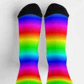 Rainbow Gradient Pattern Socken (Oben)