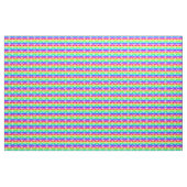 Rainbow Gradient Peace Sign und Konturen Muster Stoff (Yard (91,4 cm))