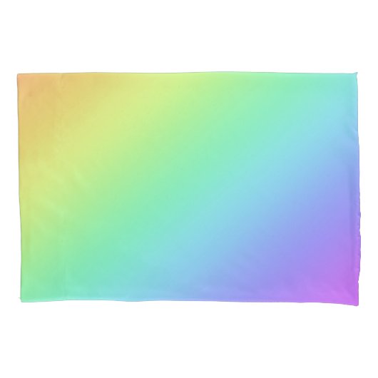 Rainbow Gradient Pillowcases Kissenbezug (Vorderseite-Links)