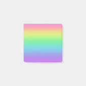 Rainbow Gradient Post-it Klebezettel (Vorderseite)