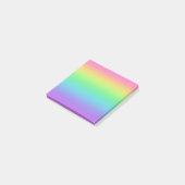 Rainbow Gradient Post-it Klebezettel (angewinkelt)