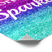 Rainbow Gradient Poster (Ecke)
