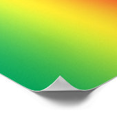 Rainbow Gradient Poster (Ecke)