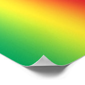 Rainbow Gradient Poster (Ecke)