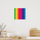 Rainbow Gradient Poster (Küche)
