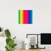 Rainbow Gradient Poster (Heimbüro)