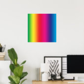 Rainbow Gradient Poster (Heimbüro)