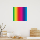 Rainbow Gradient Poster (Küche)