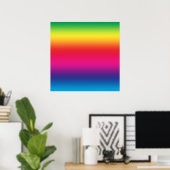 Rainbow Gradient Poster (Heimbüro)