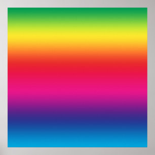 Rainbow Gradient Poster