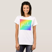Rainbow Gradient Pride Womans T - Shirt (Vorne ganz)