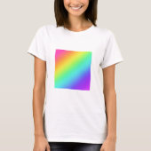 Rainbow Gradient Pride Womans T - Shirt (Vorderseite)