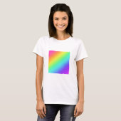 Rainbow Gradient Pride Womans T - Shirt (Vorne ganz)