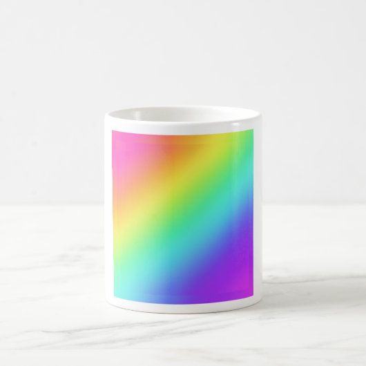 Rainbow Gradient Pride Womans T - Shirt Kaffeetasse (Mittel)