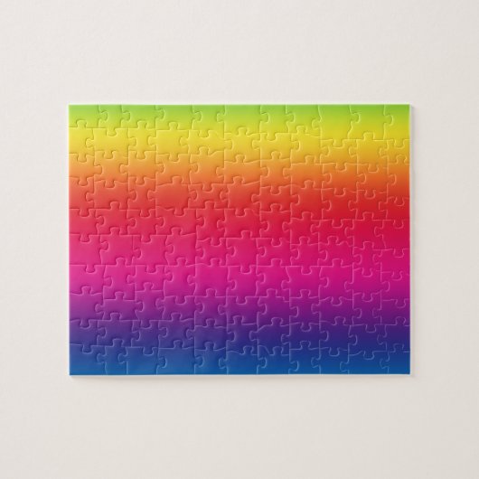 Rainbow Gradient Puzzle (Horizontal)