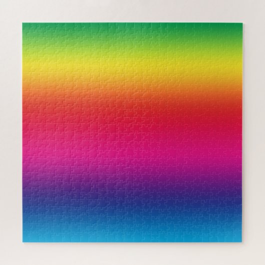 Rainbow Gradient Puzzle (Horizontal)