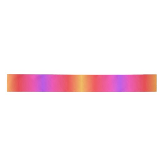 Rainbow Gradient Ribbon Satinband (Vorderseite)