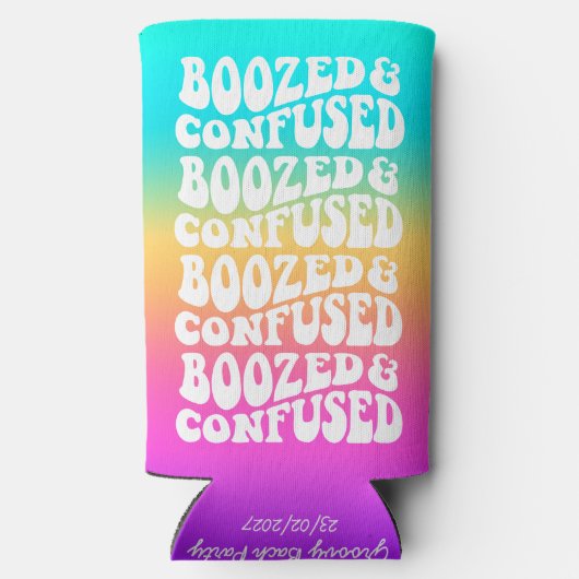 Rainbow Gradient S Selters Dosenkühler (Rückseite)