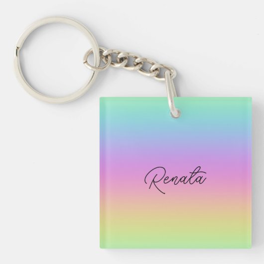 Rainbow Gradient Schlüsselanhänger (Vorderseite)