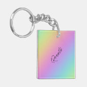 Rainbow Gradient Schlüsselanhänger (Vorderseite links)