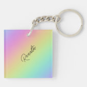 Rainbow Gradient Schlüsselanhänger (Rückseite)