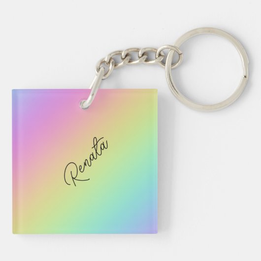 Rainbow Gradient Schlüsselanhänger (Rückseite)