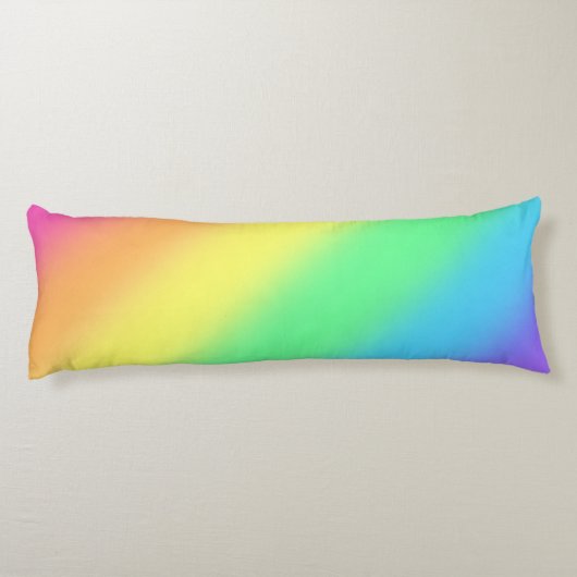 Rainbow Gradient Seitenschläferkissen (Rückseite)