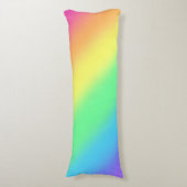 Rainbow Gradient Seitenschläferkissen (Vorderseite Vertikal)