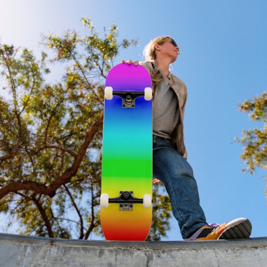 Rainbow Gradient Skateboard (Außenbereich 1)