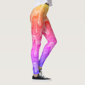 Rainbow Gradient Slime Tropfen Leggings (Rechts)