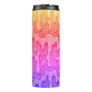 Rainbow Gradient Slime Tropfen Thermosbecher