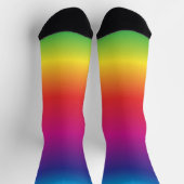 Rainbow Gradient Socken (Oben)