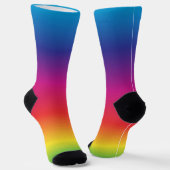 Rainbow Gradient Socken (Gewinkelt)