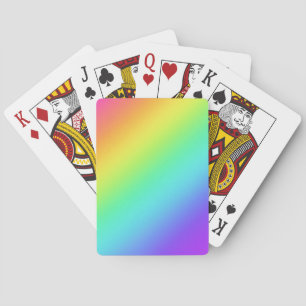 Rainbow Gradient Spielkarten