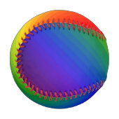 Rainbow Gradient Strichen Baseball (Vorderseite Links)