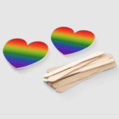 Rainbow Gradient Strichen Fächer (Non-assembled)