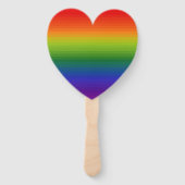 Rainbow Gradient Strichen Fächer (Vorderseite)