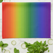 Rainbow Gradient Strichen Geschirrtuch (Gefaltet)