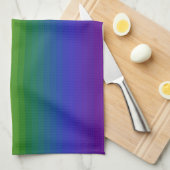 Rainbow Gradient Strichen Geschirrtuch (Viertel Falte)