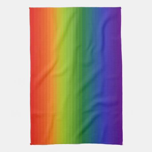Rainbow Gradient Strichen Geschirrtuch (Vertikal)