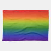 Rainbow Gradient Strichen Geschirrtuch (Horizontal)