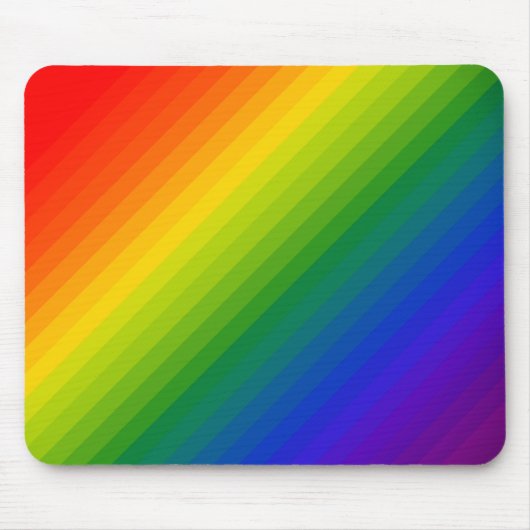 Rainbow Gradient Strichen Mousepad (Vorne)