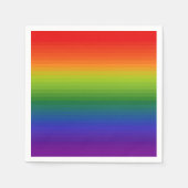Rainbow Gradient Strichen Serviette (Vorderseite)