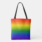 Rainbow Gradient Strichen Tasche (Rückseite)