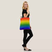 Rainbow Gradient Strichen Tasche (Am Model)
